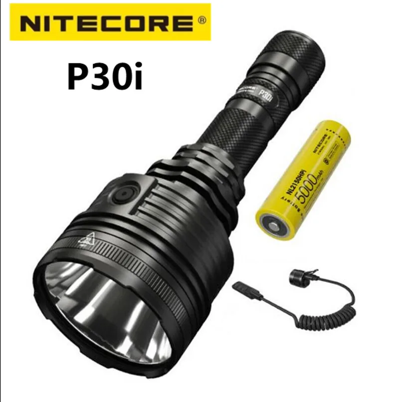 NITECORE P30i Flashlight 2000 Lumens 1000meters long range i-Generation USB-C rechargeable Searchlight Bright Light with Battery