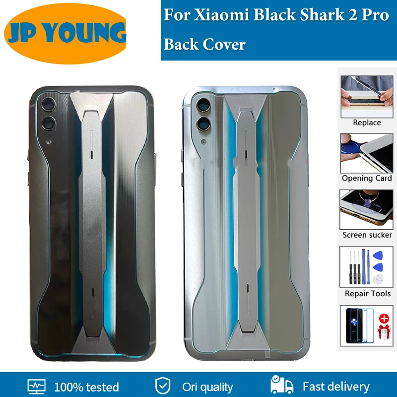 

AAA+ quality For Xiaomi Black Shark 2 Pro Back Battery Cover Rear Housing Door Case For Shark2 Pro DLT-A0 DLT-H0 Battery Cover