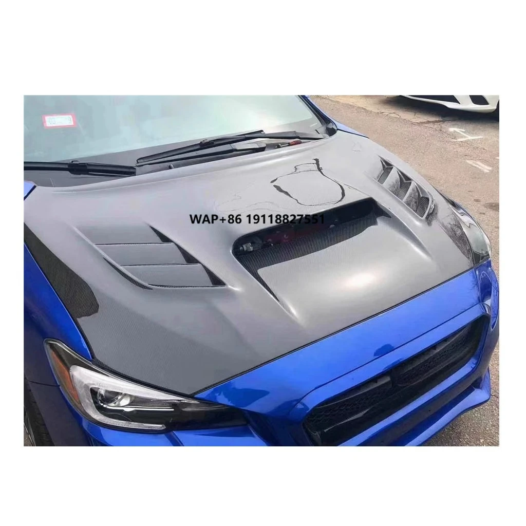 

V Style Car Engine Hood for Impreza WRX Sti Upgraded 2015-2022 WRX Carbon Fiber Hood
