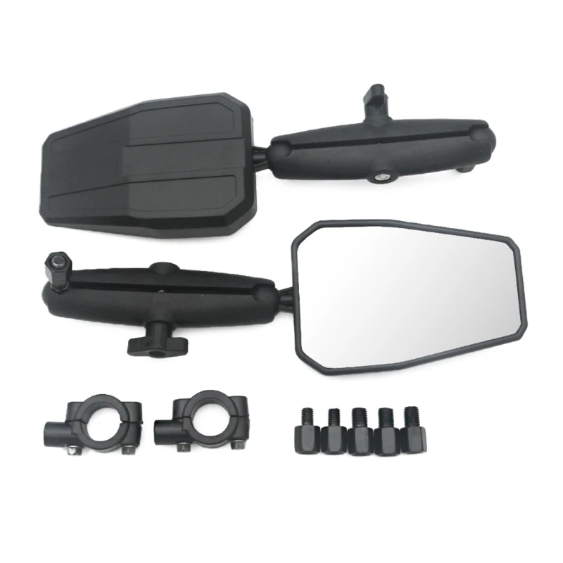 G99F Replacement Rear View Mirrors Foldable Adventure Mirrors forWestwind Rotating  Adjustable Handlebar ATV Accessory