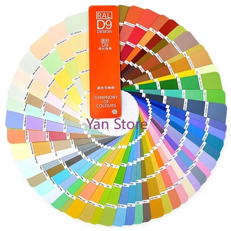 Цветная карта RAL D2 1825, цветной международный стандарт Cmyk, печать и упаковка, краска для одежды, образец карты соответствующего цвета