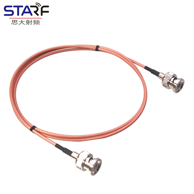 

1M RG316 Coaxial Cable BNC Male Plug to BNC Male Crimp Cable for SDI Signal Camera