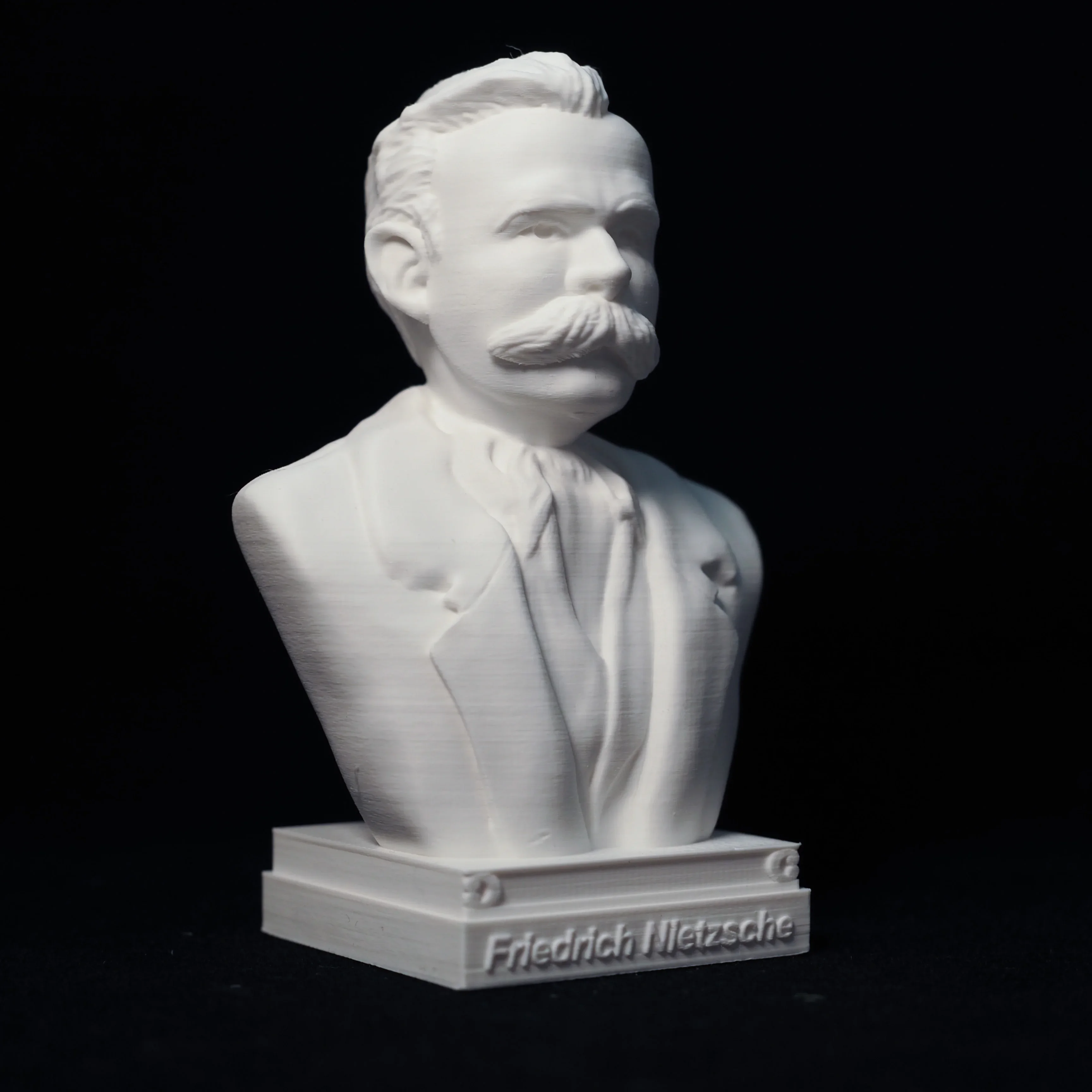 Nietzsche ornaments statue model ornaments bust crafts great man portrait desk desk, 3D printing PLA plastic materia