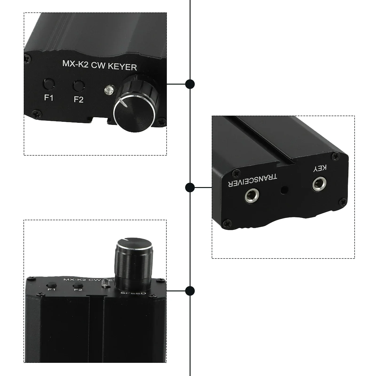 Black Auto Memory Keyer Memory Keyer Sturdy Construction User-friendly Operation Adjustable Speed Battery Powered