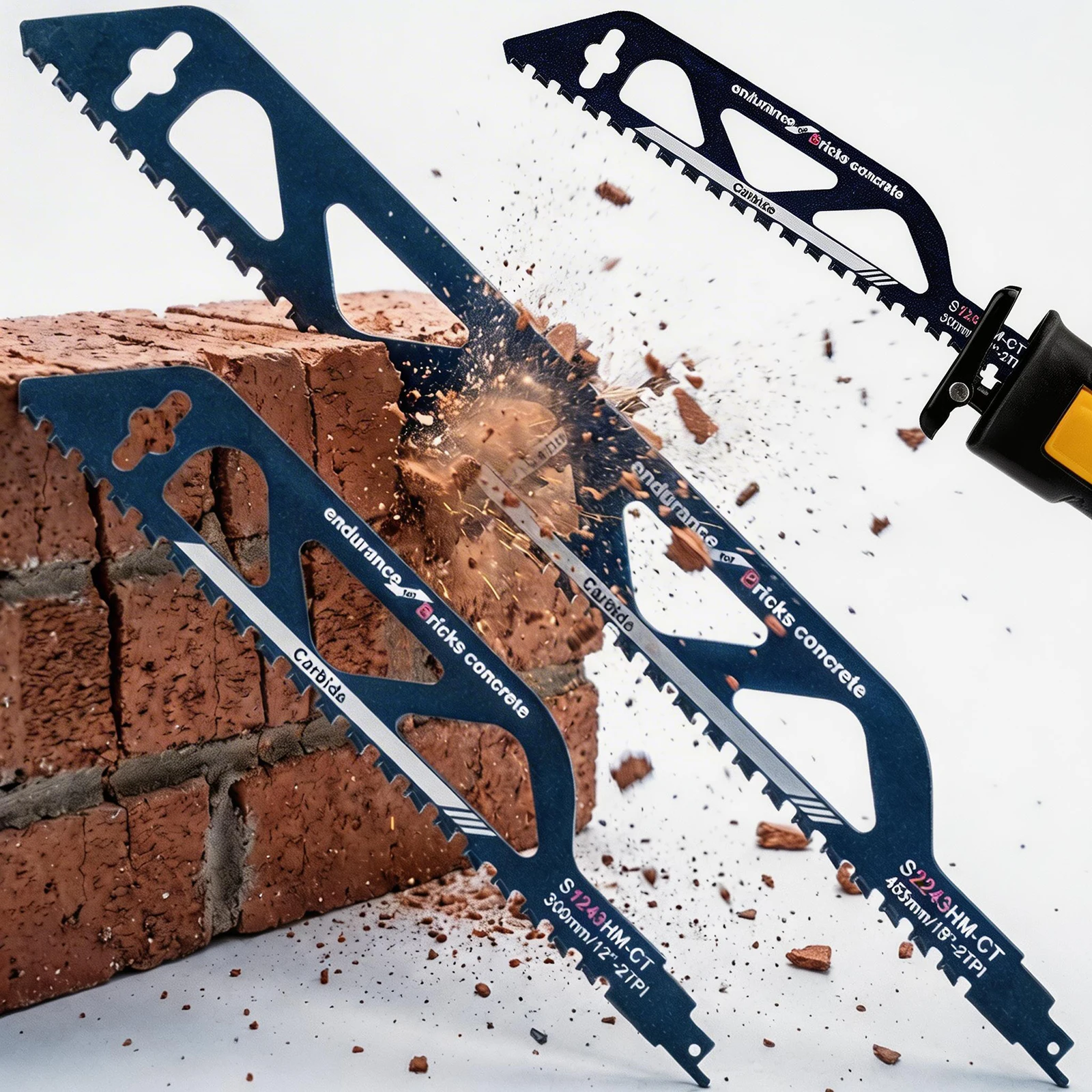 Reciprocating Saw Blades Saber Saw Handsaw For Woodworking Saber Alloy Steel Brick Concrete Cutting Masonry Saw Blade Power Tool
