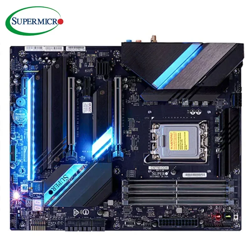 Supermicro C9Z790-CGW FOR Motherboards 12th generation LAG-1700 PIN Z790 DDR5-4400MHZ Procesor  Tested well bofore shipping