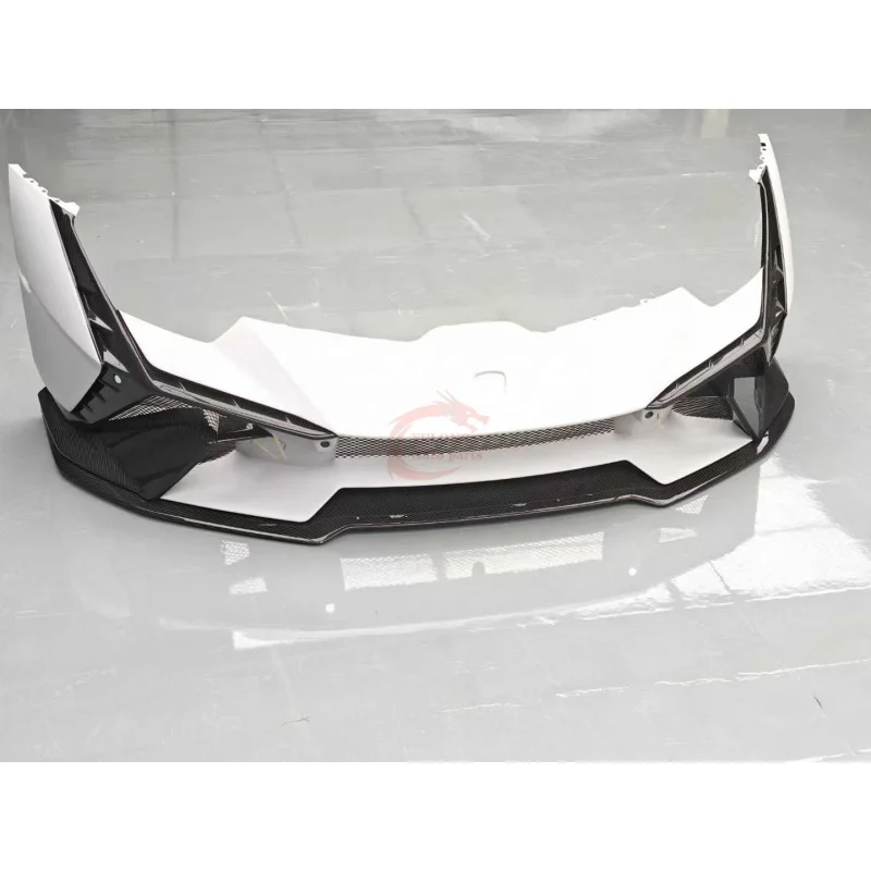 

For Lamborghini Huracan LP580 LP610 Upgrade Tecnica Style Dry Carbon Fiber Front Bumper