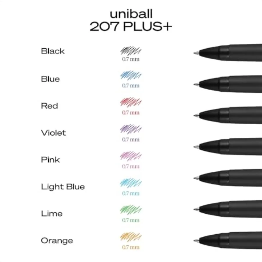 207PLUS+ Gel 0,7MM Nero OS Dozzina