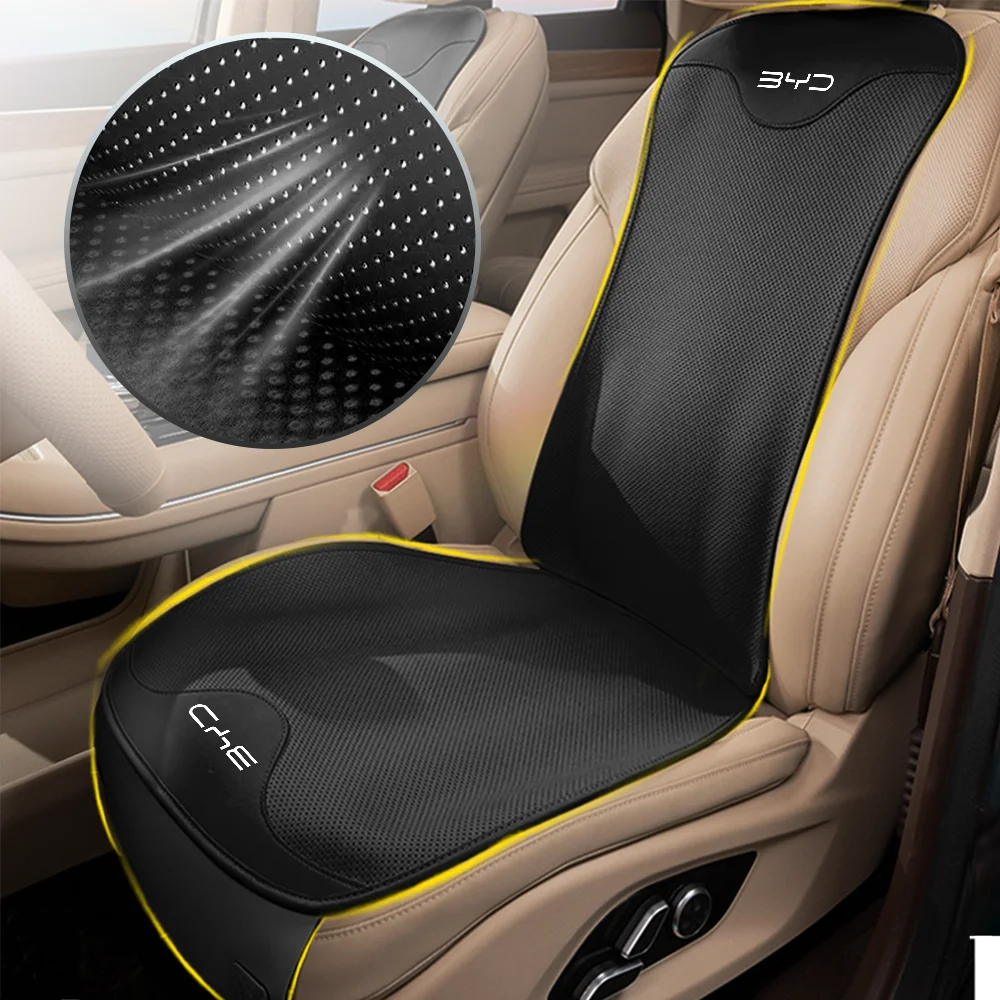 

Luxury Leather Car Seat Cover Four Seasons Front/Rear Seat Protector Pad for BYD Atto3 Han Song plus Seagyll V2l Dolphin F3 E6
