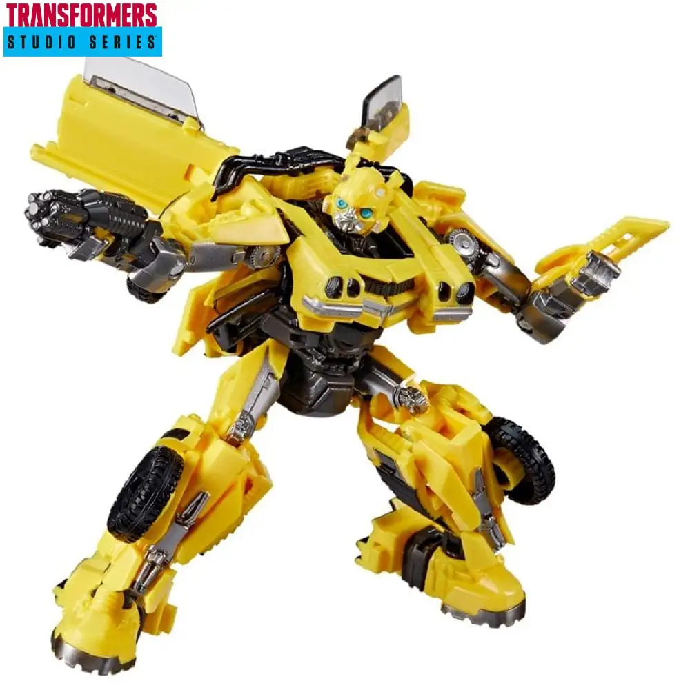 Transformers Studio Series Deluxe Class 100 Bumblebee Toy Rise of The Beasts, 4.5-Inch, Action Figure Collectible Model Toy Gift