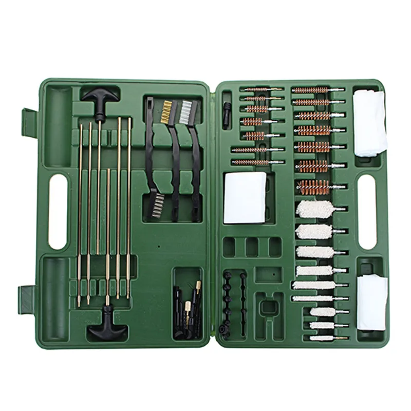 Universal 62pcs Glock Gun Cleaning Tool Kit Set Oil Can Rifle Shotgun Pistol Cleaner Brush Professional Toolbox for Hunting