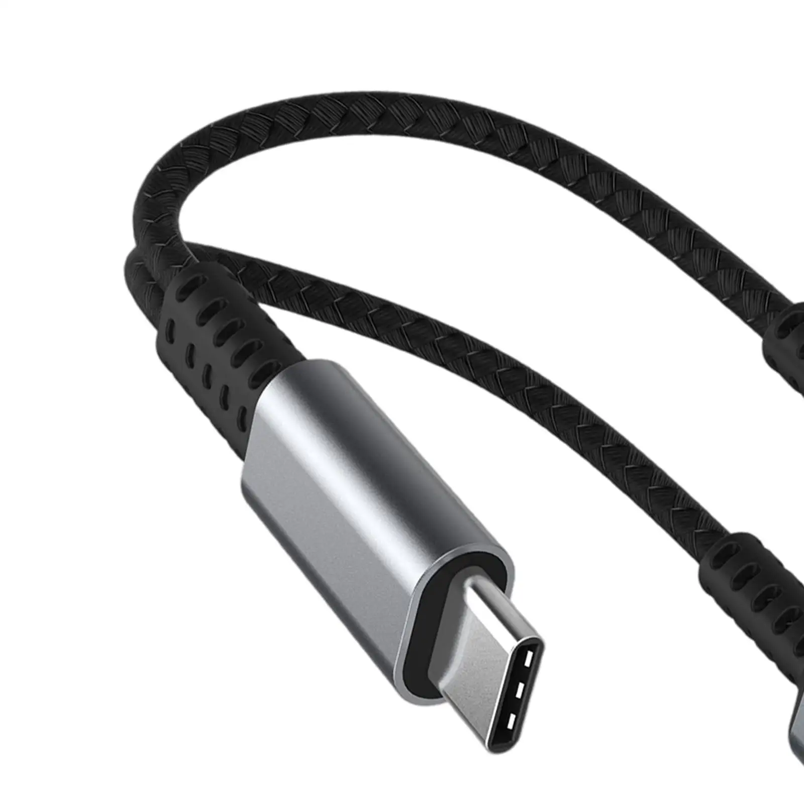 2 in 1 USB Type C Headset Adapter Braided for Ports Notebooks Tablets image 6