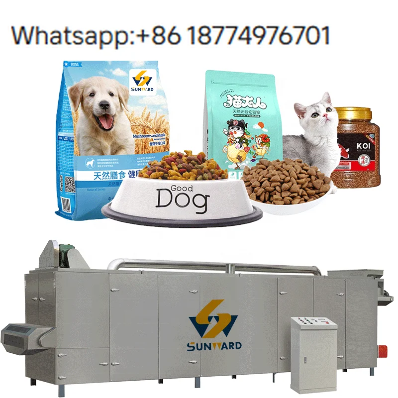 Cold Pressed Baked Dog Food Making Extruder Machine Automatic Cold Pressed Baked Pet Food Production Line view 5