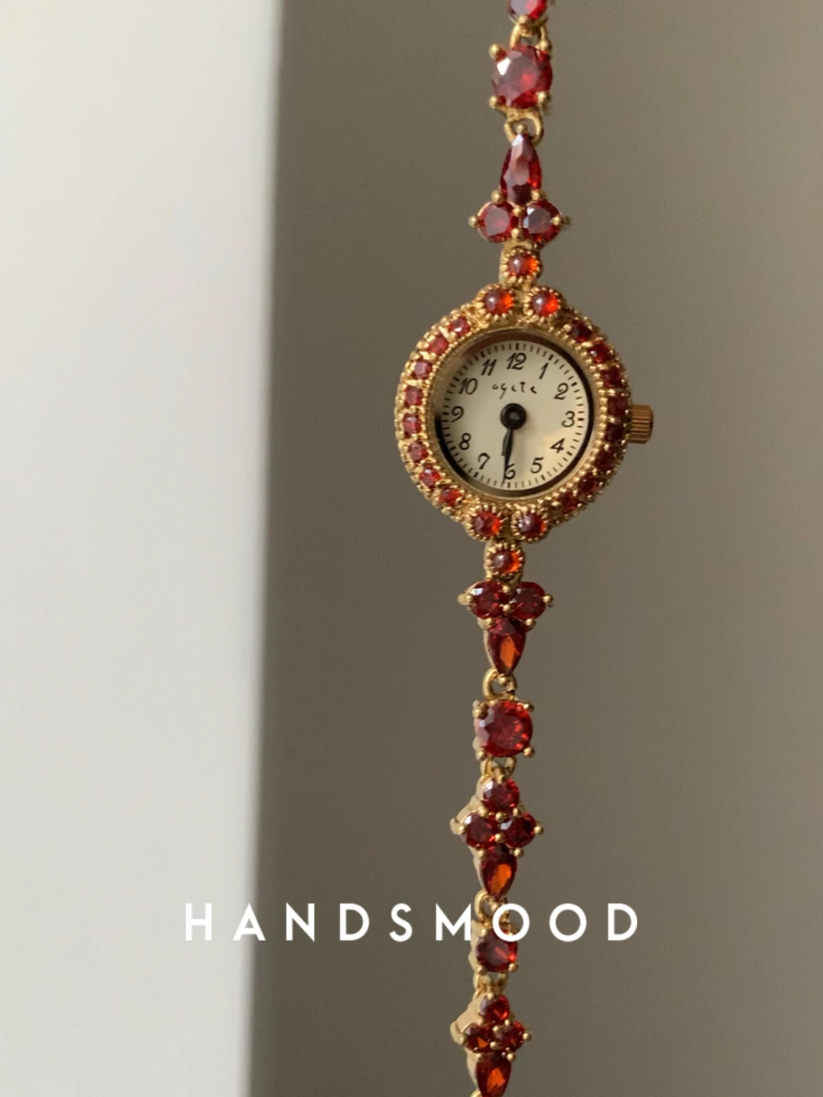 Luxury Exquisite Natural Stone Bracelet Watch Fashionable Elegant Ladies' Wristwatch Stainless Steel Fashion Quartz Watch Gift