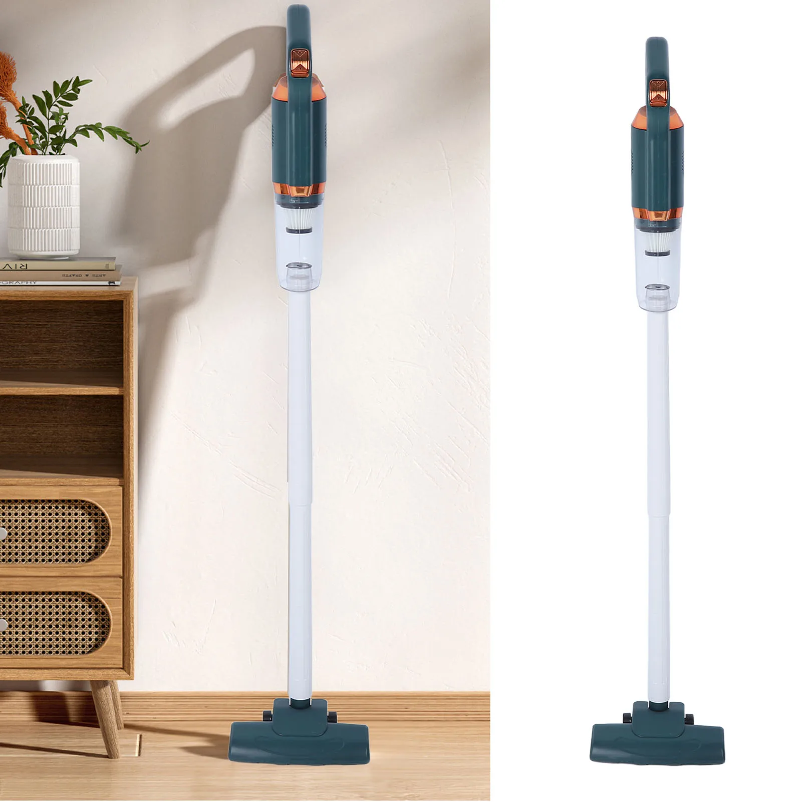 مكنسة كهربائية لاسلكية 8500Pa قوة شفط مكنسة كهربائية محمولة مع كوب غبار 600 مل للأرضية المنزلية 120 وات #1