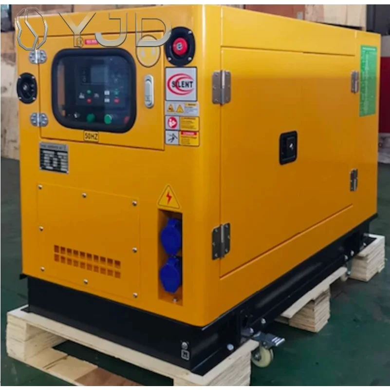 DYJD KC10 50/60Hz 1/3 Phase 10-20KW 13-20KVA Silent Generator with ATS Remote Control 24V DC Start Water Cooled