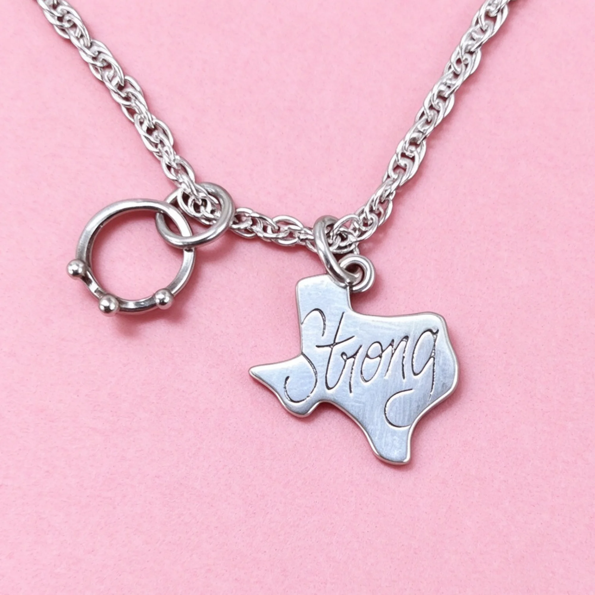 2 PCS S925 sterling silver James Avery Tiny Tiara Charm Retired Texas Strong Charm