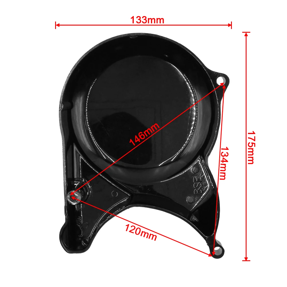 Clear Engine Stator Cover For Lifan YX Kick Start Horizontal Engine Zongshen Yingxiang Engine Parts Dirt Pit Bike, Plastic