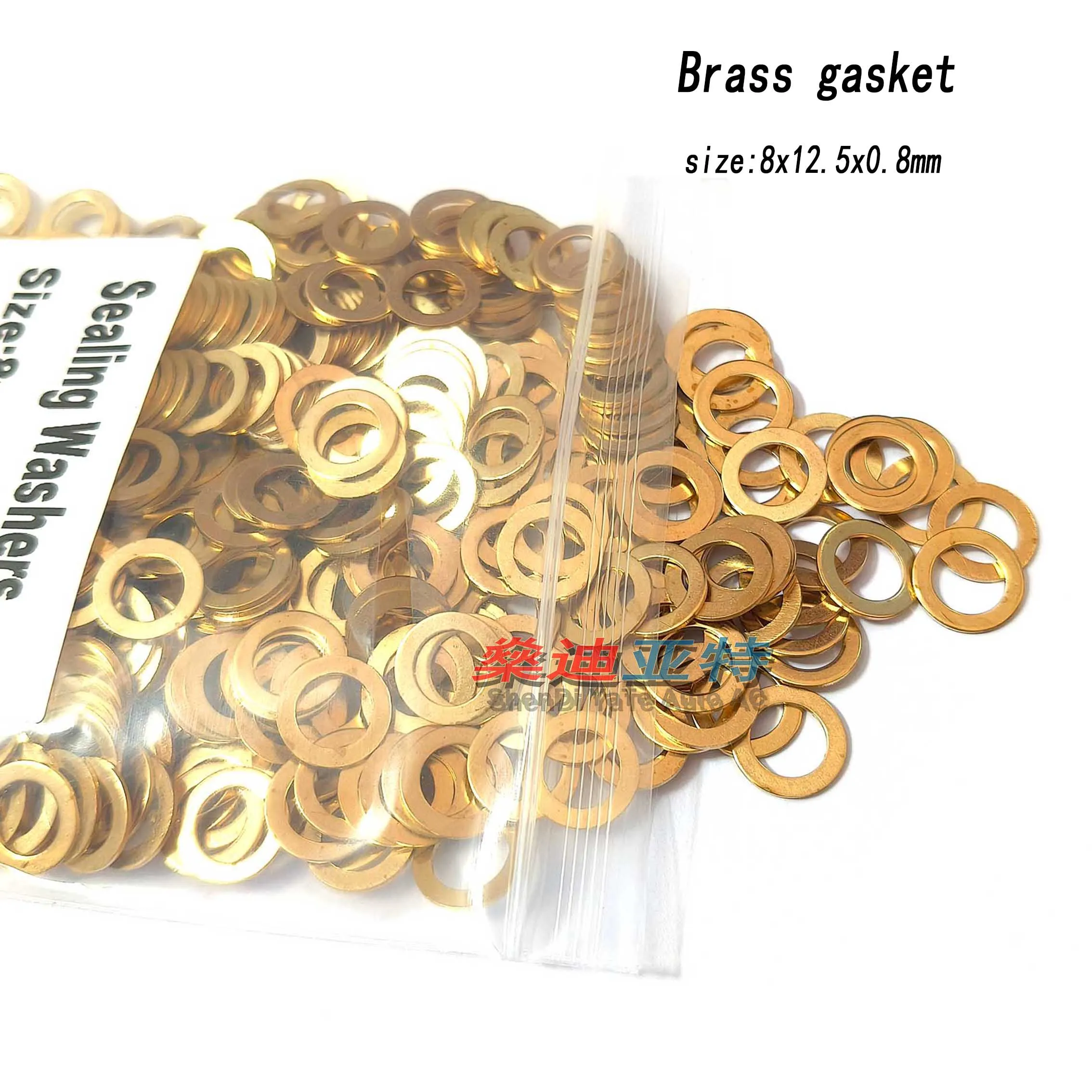 A/C Compressor Brass Sealing Gasket Metal Sealing Ring for Mercedes Benz BMW Volkswagen Elantra For Denso 10S HCC 10PA 10P