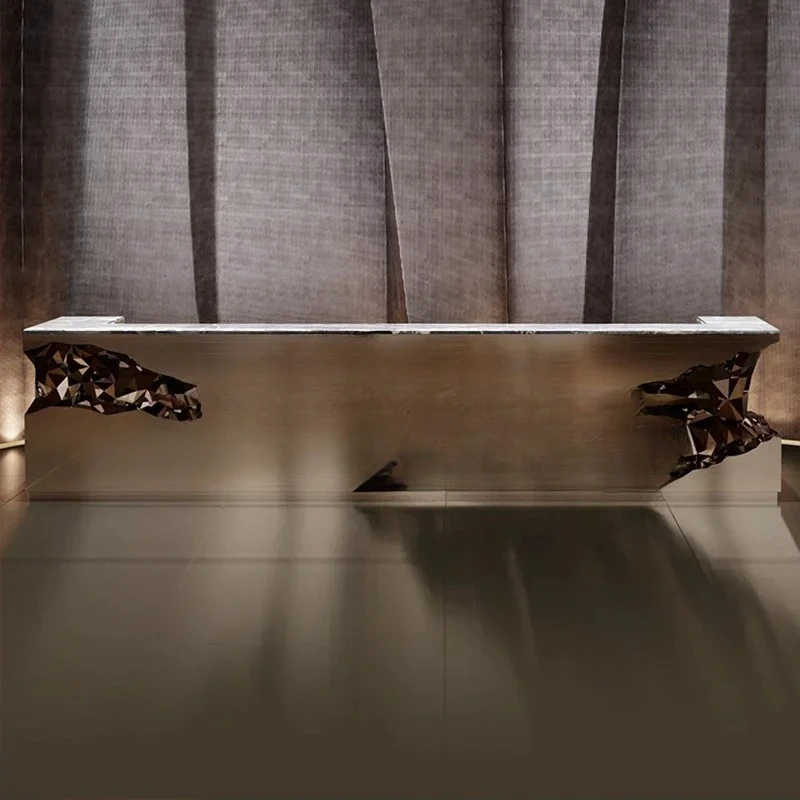 

A15 Живопись Стойка регистрации FRP Прием Салон красоты Современный сервис Бар Консультации компании