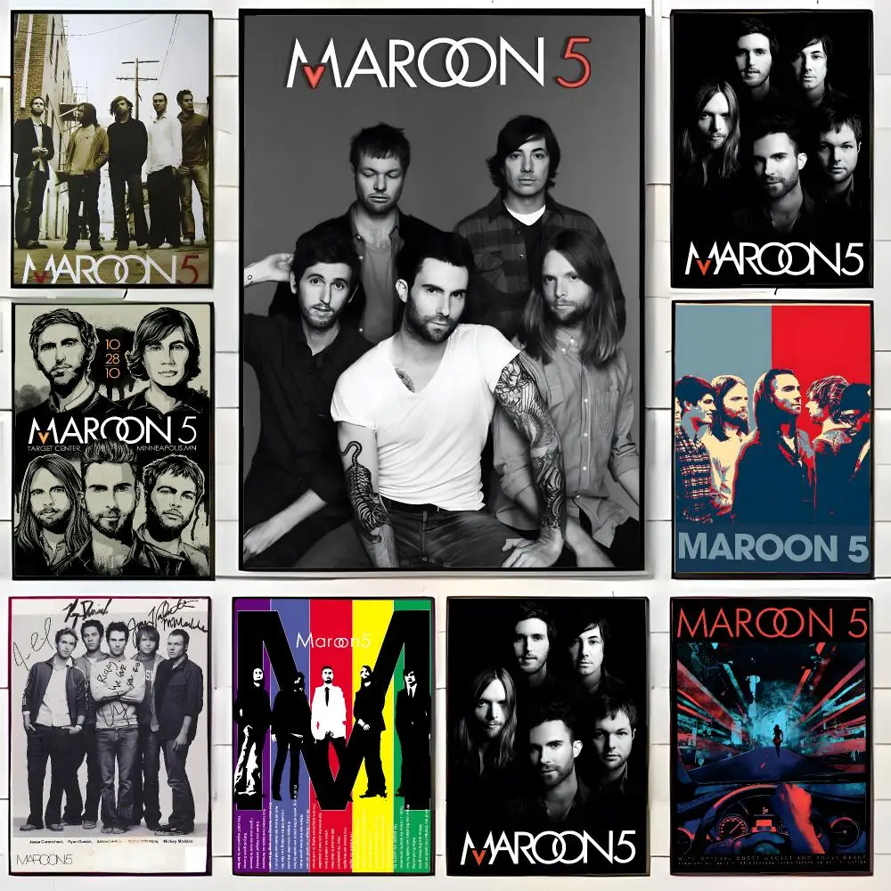 Pop Band M-Maroon 5 Poster Wall Art Print Decorative Mural Home Decor Gift Unframed