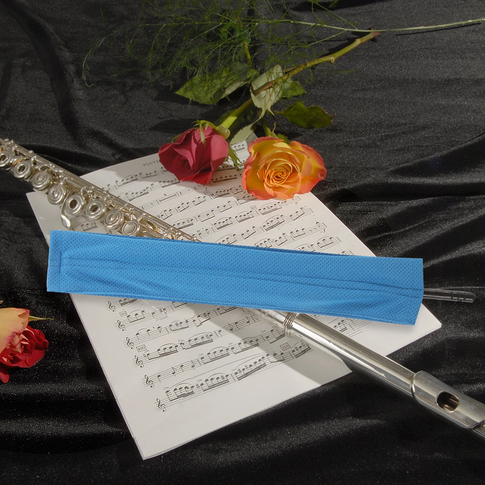 

1pcs Cleaning Cloth for Flute Care Straw Sax Clarinet Rod Accessories Baby Musical Instrument Maintenance Kit Flute Cleaning