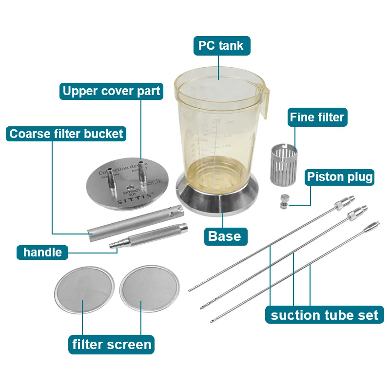 High Quality Filter System  Fat Collect Container