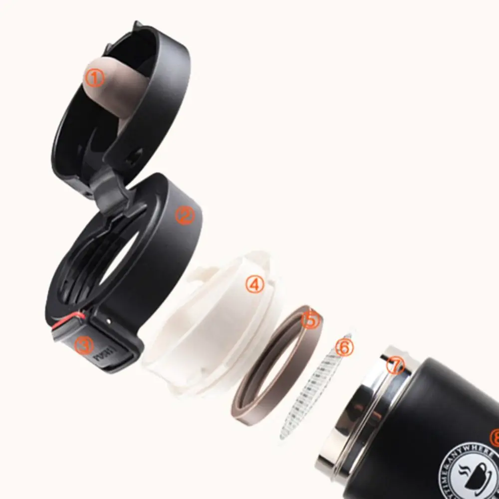 Gift Themos TL290 TL370 Coffee Cup Lid Mug Cover Water Bottle Silicone Tumbler Lids
