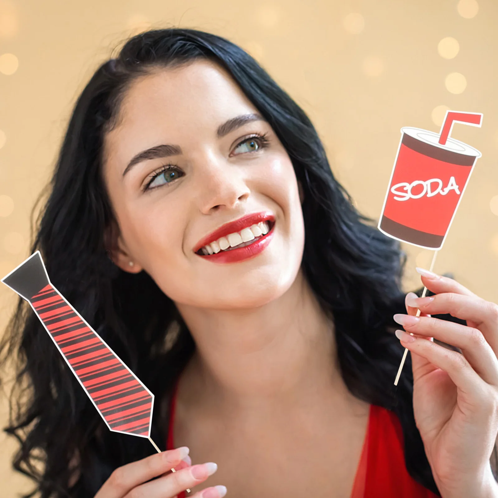 

21Pcs Movie Theme Photo Props Cardstock for Party Games and Social Media Memories Movie Theme Party Mask