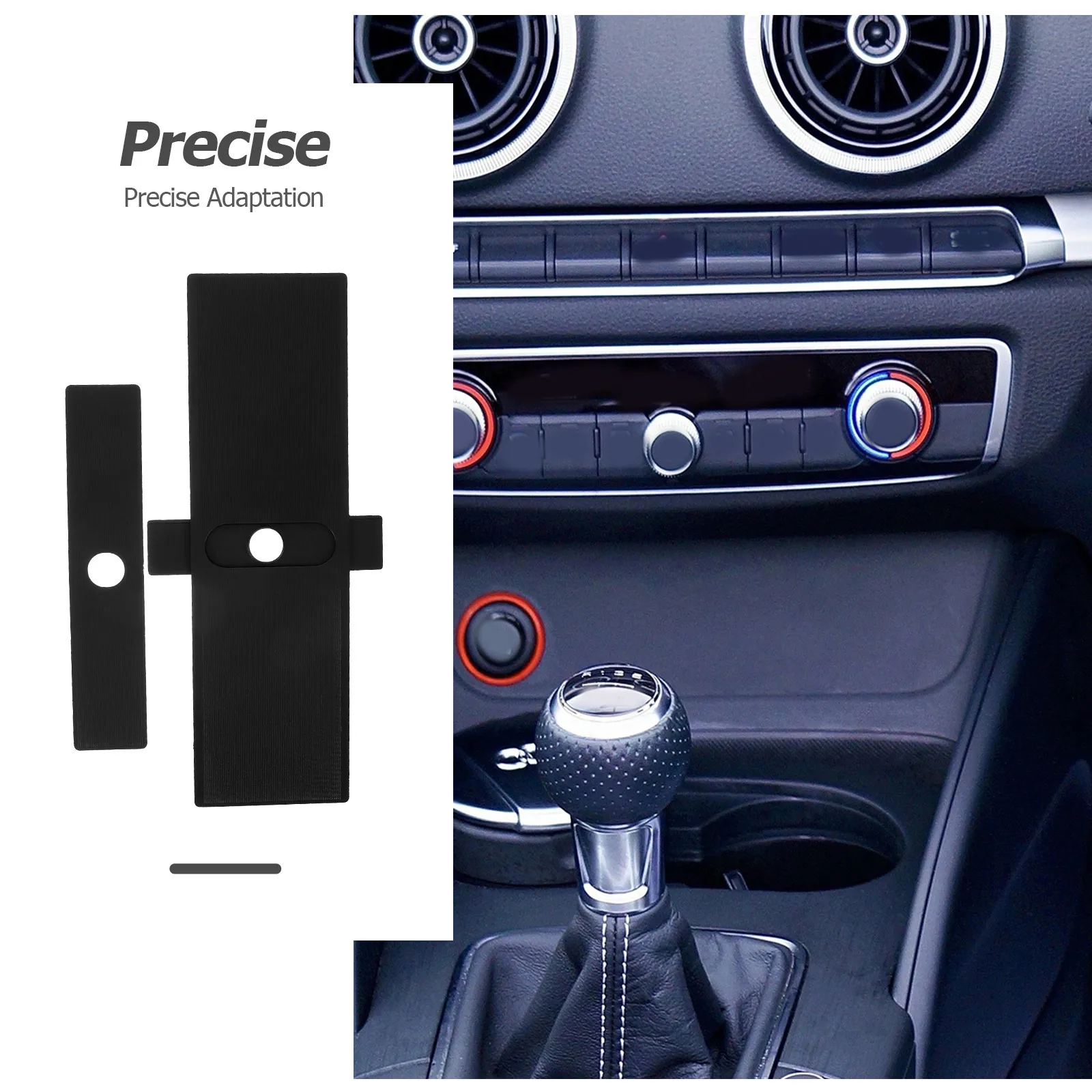 

1 set Gear Car Interior Accessories Lever Dust Proof Trim Protector Shift Lever Panel Trim Cover Auto Shift Panel Cover