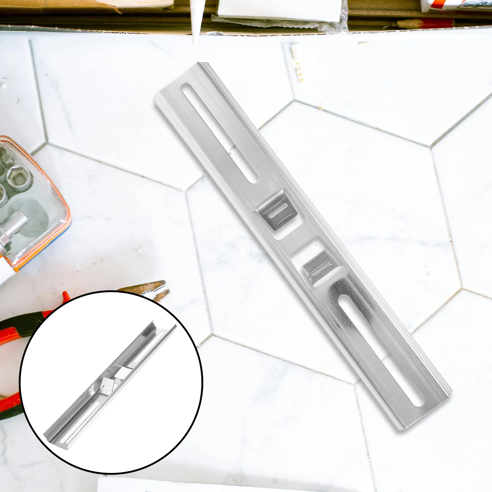 Stainless Steel Pole Mounting Bracket Waterproof Junction Box Backplane Distribution Kit RV Ladder Electrical Enclosure Mount