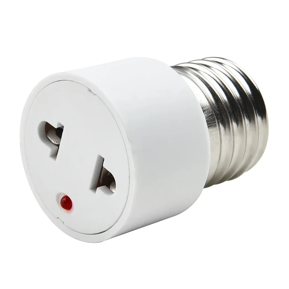 YTOM E27 Bulb To US/EU Plug Light Fixture Bulb Base Lamp Socket Adapter Convert E27 Base To Regular US/EU Plug
