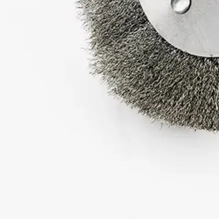 4 5 6 Inch Crimped Stainless Steel Wire Wheel Brush For Angle Grinder Metal Deburring Rust Removal Polishing Cleaning Tool Acces