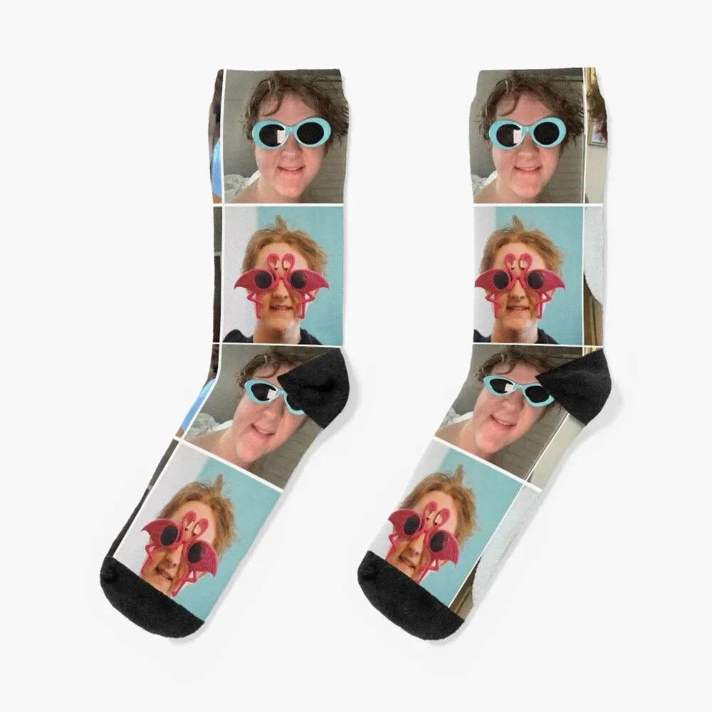 Lewis Capaldi collage Socks funny gifts warm winter designer Men's Socks Luxury Women's