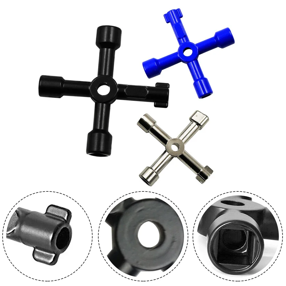 Multifunctional Cross Spanner Mini Portable Internal Triangle Key Plumber\'s Spanner Maintenance Tools