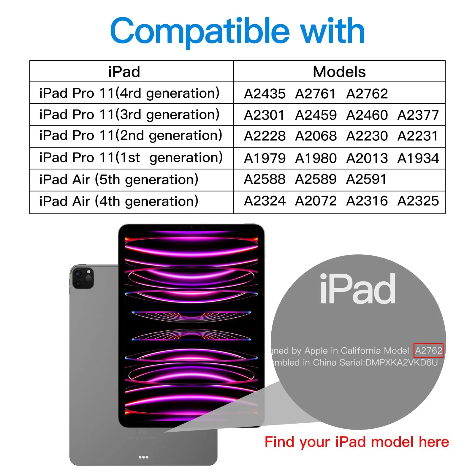 Tempered Glass Screen Protector For Apple iPad Air 4 5 10.9 inch For iPad Pro 11 inch 2022 2021 2020 2018 Protective Film