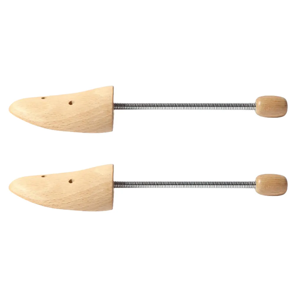 1Pair Beech Wood Adjustable Shoe Stretcher Wooden Shoes Expander for Men Women Boot Stretcher Shoe Shaping Tool