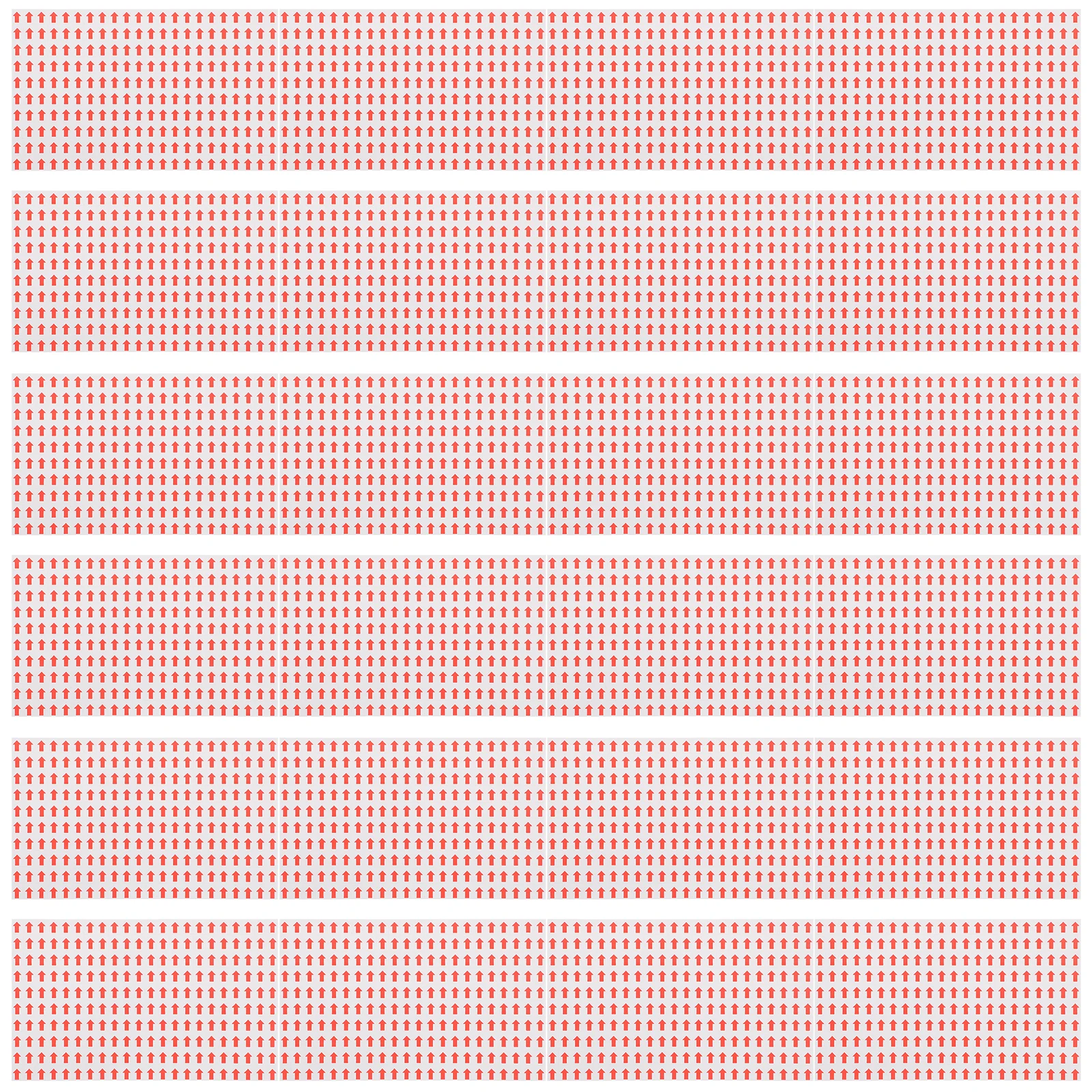 

80 pcs Red Arrow Stickers Self-Adhesive Directional Decals For Rework Warning Identification Marking Labels Indicator Tags Arrow