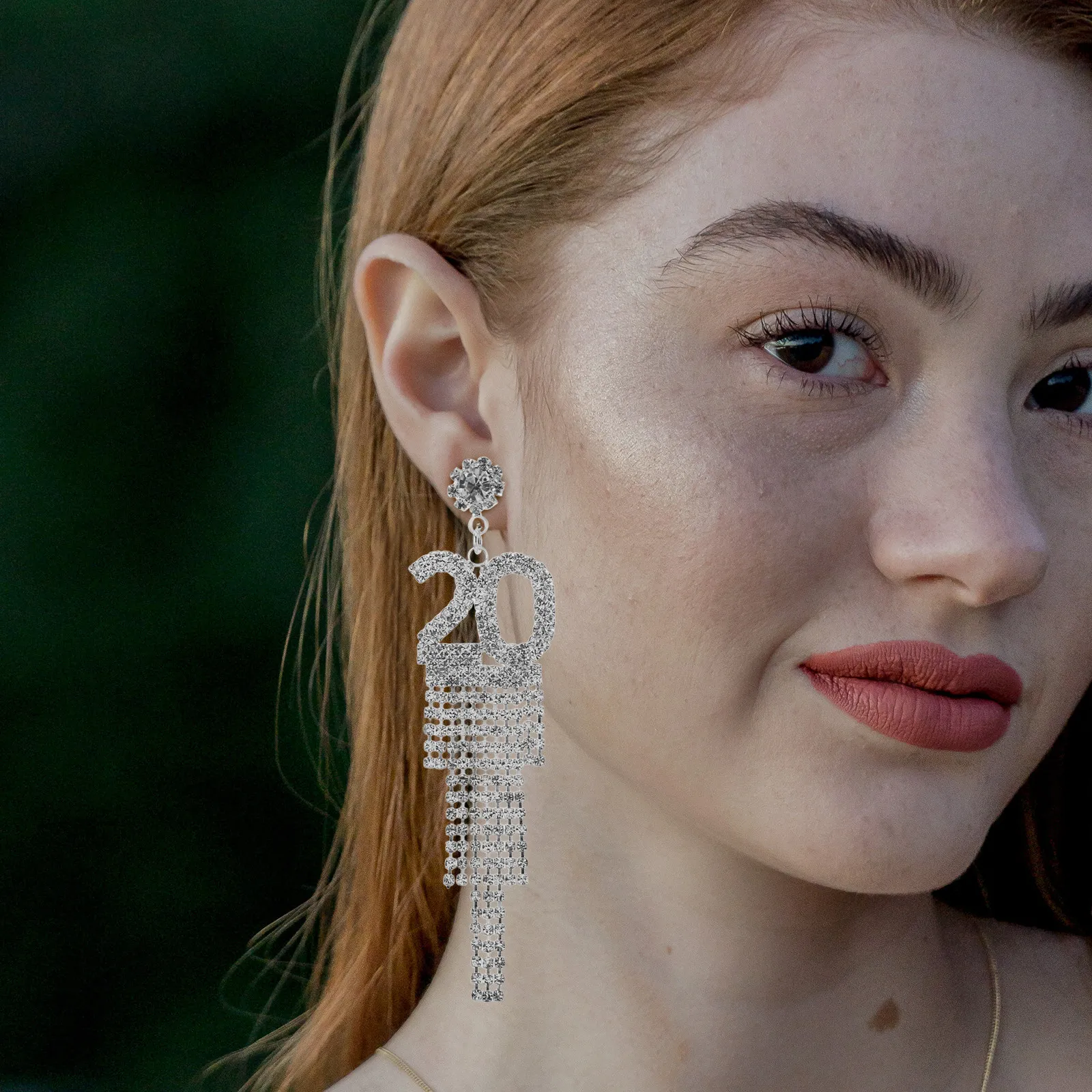 Eve Jewelry & Watches Distribuidor Oficial Rolex - 1 paar oorhangers met strass steentjes