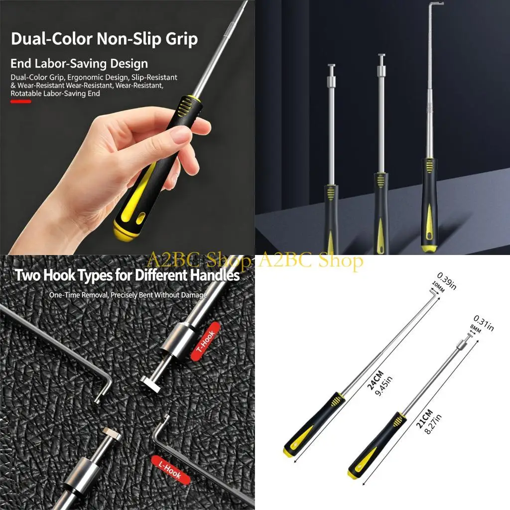 A2BC Door Handle and Interior Trim Removal Set with Steel Sections