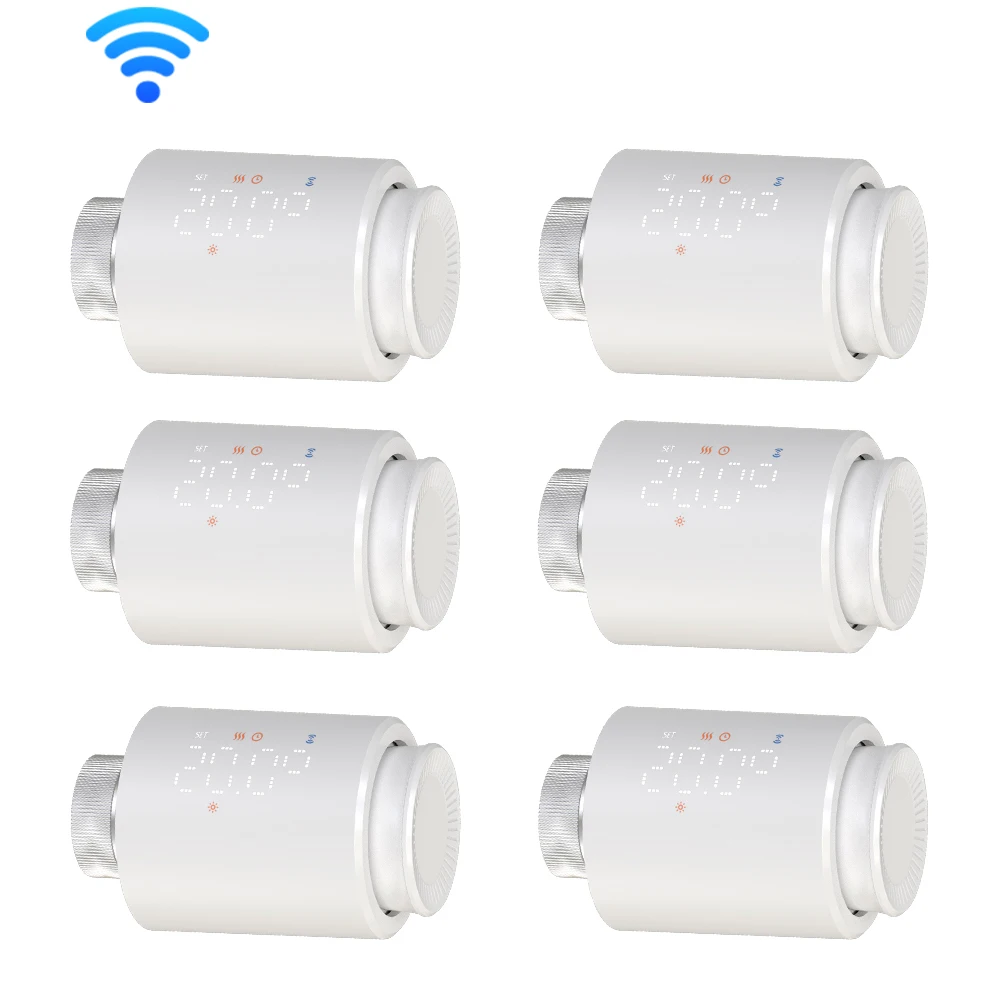 Slimme Wifi/Zigbee Trv Thermostaat Tuya Radiator Thermostatische Klep Programmeerbare Controller Actuator Alexa Google Voice Control