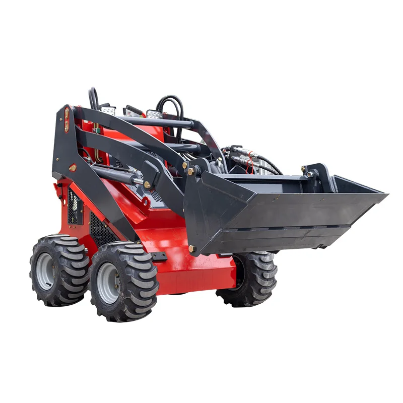 

Crawler Loader Diesel Powered Skid Steer Loader Machine with 4 in 1 Bucket for Industrial Agricultural Use