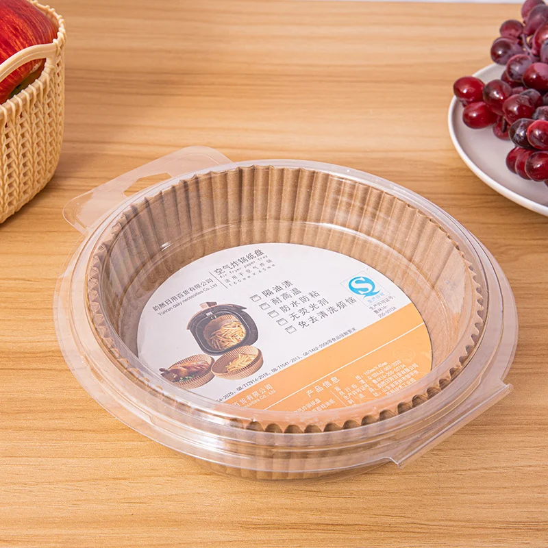 

100Pcs Air Fryer Disposable Paper Non-Stick Airfryer Baking Papers Round Air-Fryer Paper Liners Paper Kitchen Accessories