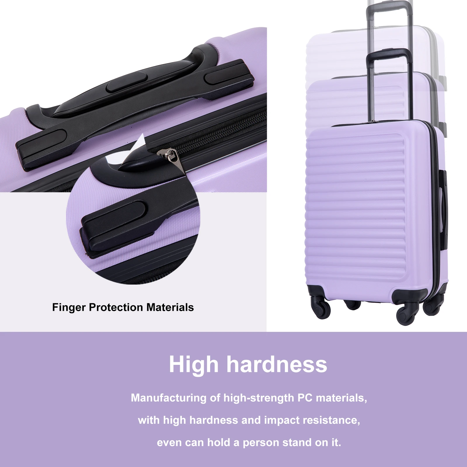 Travehouse Hardshell Carry On Luggage Airline Approved 20