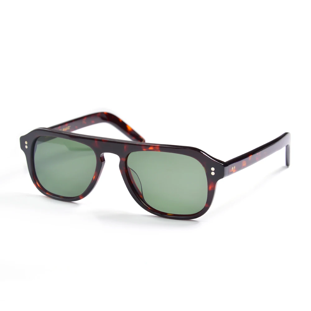 Fashion Style Crystal Honey Pilot Sunglasses for Women Kingsman Sunglasses for Men Top Quality Acetate UV400 Protection Shades