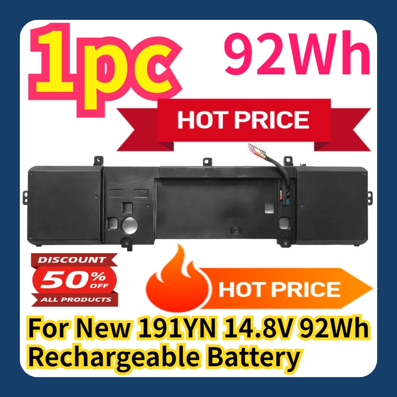 

For New 191YN 14.8V 92Wh Rechargeable Battery