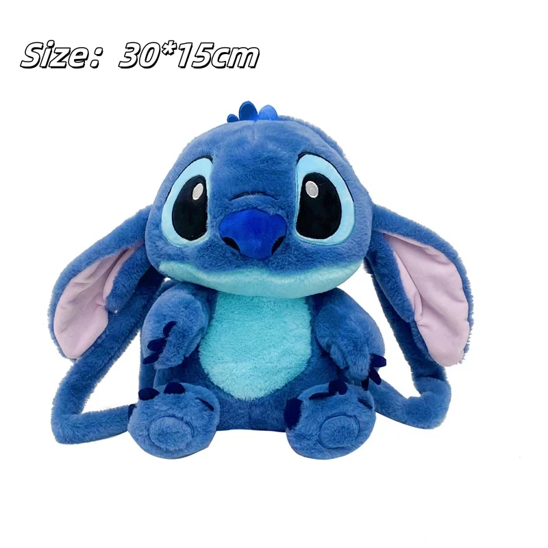 ตุ๊กตาสติทช์ ปี 2025 ของเล่นตุ๊กตาอนิเมะ ลิโลแอนด์สติทช์ ตุ๊กตาขนนุ่มน่ารัก การ์ตูนน่ารัก กระเป๋าเป้ตุ๊กตา ของเล่นเด็ก ของขวัญวันเกิด