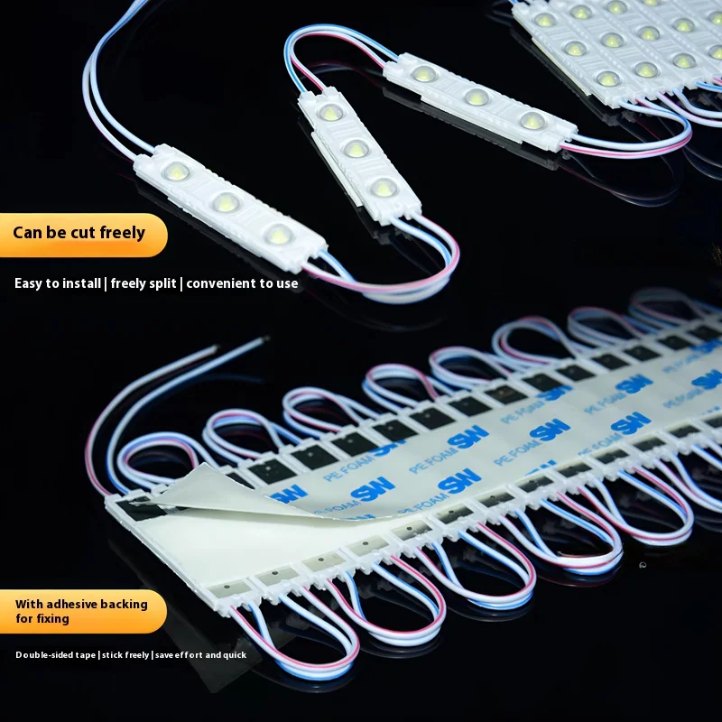 SDM 2835 led moudle 200 pz DC12V 11000k colore bianco freddo 1.5 W modulo di iniezione led 61*13mm retroilluminazione LED impermeabile