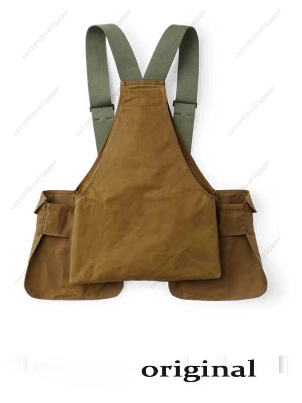 Vintage-Camping-Taschenweste für Herren, Lose Vintage-Funktionsweste – Detail 3