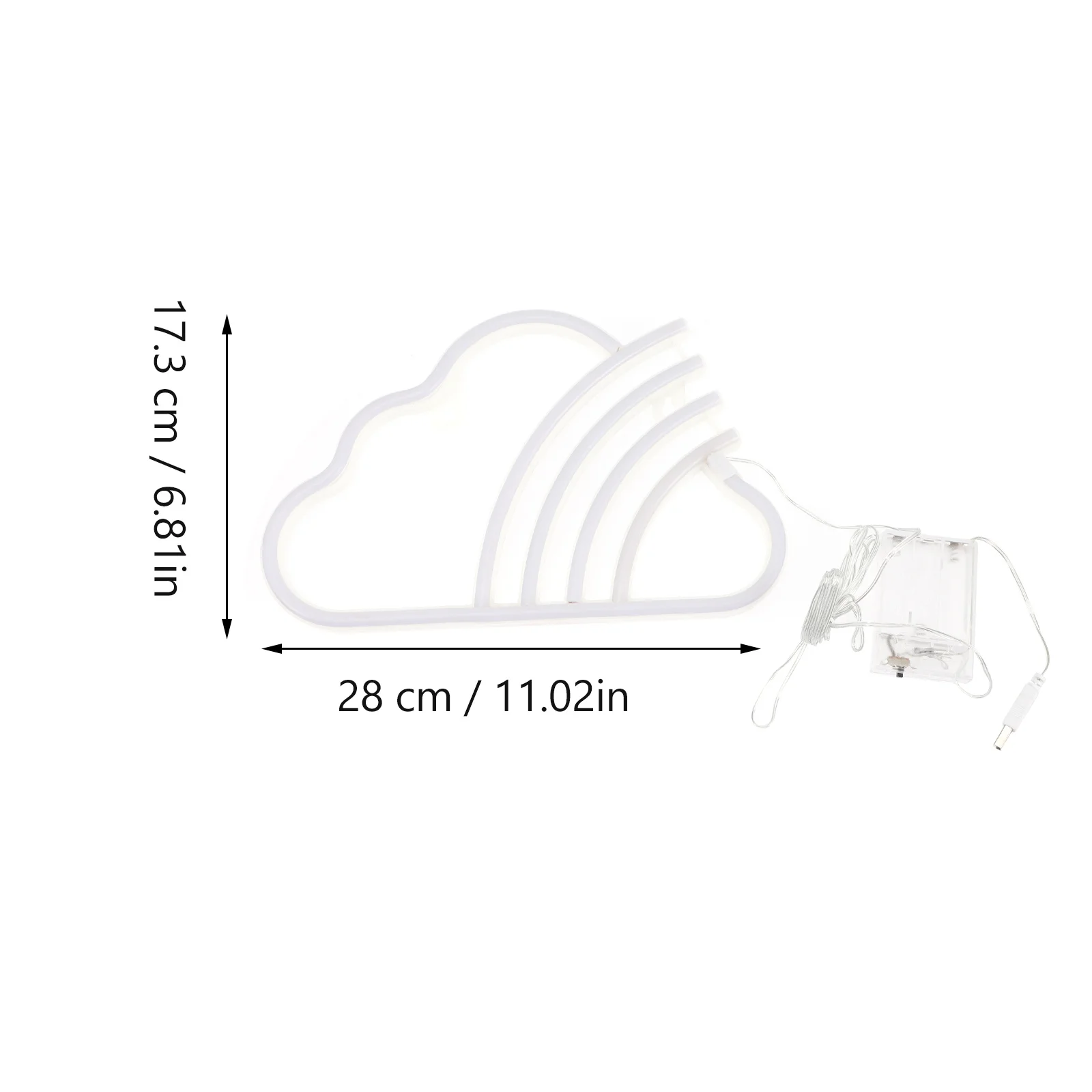 Rainbow Neon Light Led Cloud Lamp For Bar Restaurant Decor Cloud Neon Sign Indoor Party Decoration Lighting